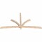 Ekena Millwork Davenport Smooth Timber Gable Bracket, Douglas Fir, 108"W x 58"H x 3 1/2"D x 3 1/2"F, 13/12 Pitch GBW108X58X0404DAV00SDF - alternate 3